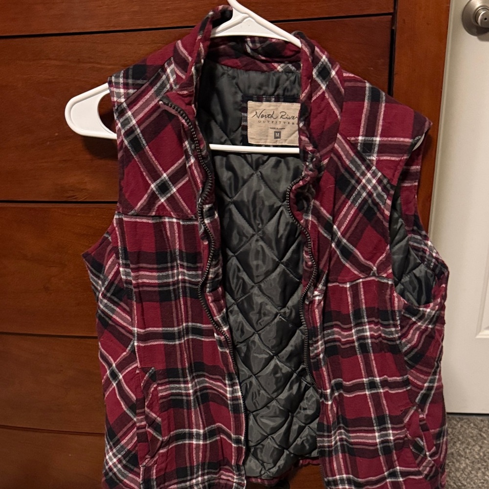 North River Plaid Vest